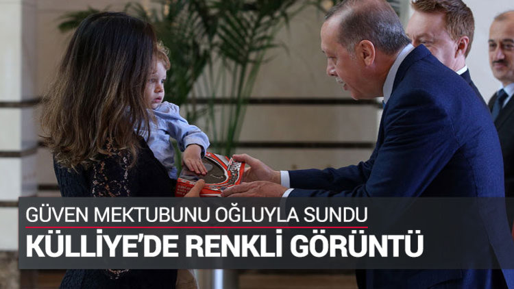 Cumhurbaşkanı Erdoğan Beştepe'de ağırladı