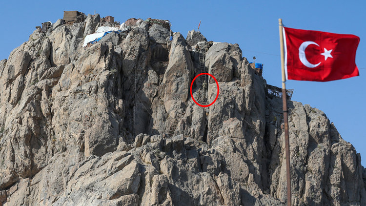 "Kartal yuvası"nda vatan nöbeti