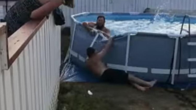 Yardımına köpeği koştu