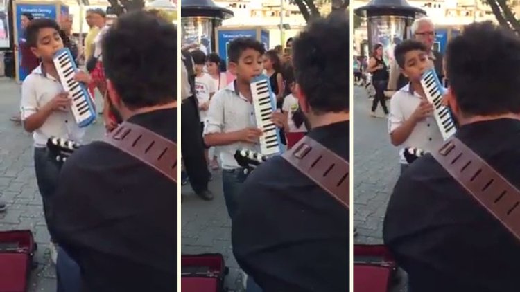 Melodikasıyla yeteneğini konuşturdu!