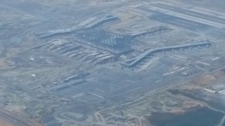 Yeni Havalimanı havadan görüntülendi