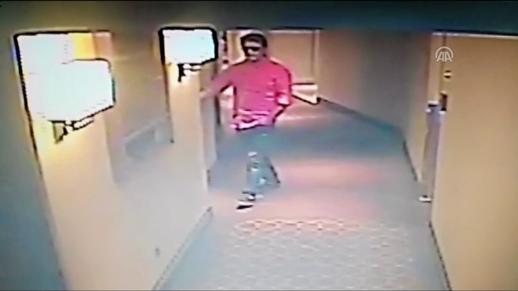 Vatan Şaşmaz'ın oteldeki son görüntüleri güvenlik kamerasında