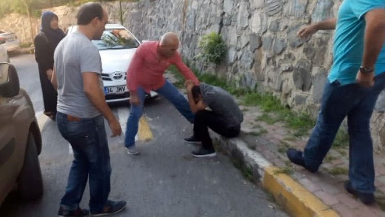 Kapkaççıya vatandaş dayağı