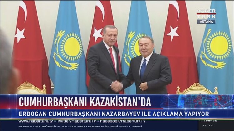 Cumhurbaşkanı Erdoğan Kazakistan'da