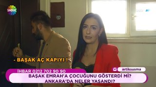   Başak, Artık Susma canlı yayınında Emrah'ın çocuğunu alıkoyduğunu söyledi.