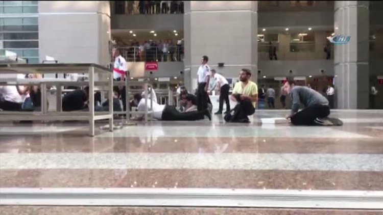 Çağlayan Adliyesi'nde çatışma