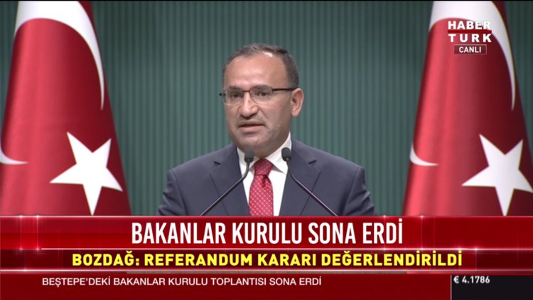 Bekir Bozdağ, Bakanlar Kurulu Toplantısı sonrasında açıklamalarda bulundu