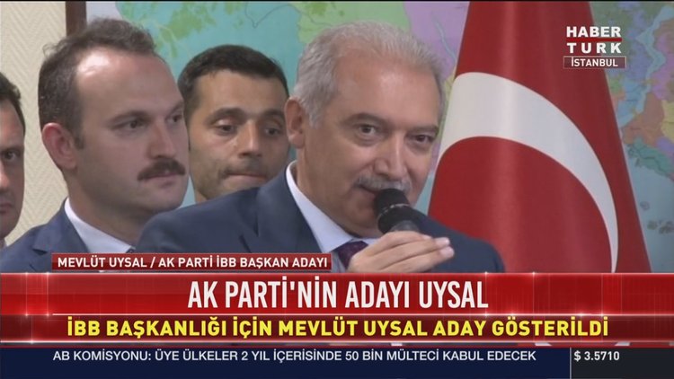 Mevlüt Uysal İstanbul Büyükşehir Belediye Başkan Adayı oldu