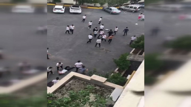 Lisede dehşet anları kamerada