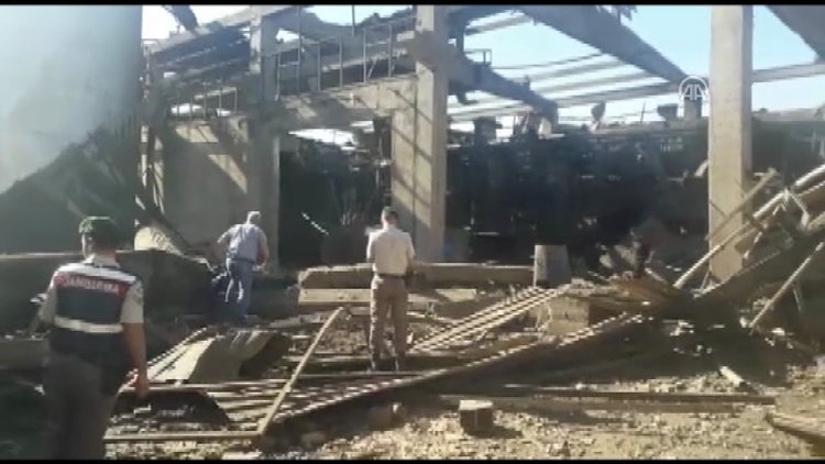 Söke'deki fabrikada patlama