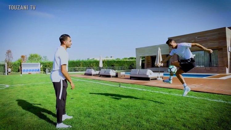 Cristiano Ronaldo Ünlü Freestyler Soufiane Touzani ile Kapıştı