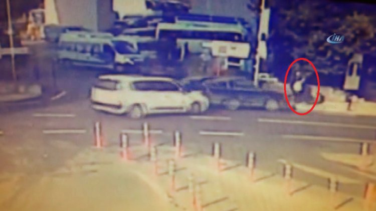 Ortaköy'de feci kaza kamerada