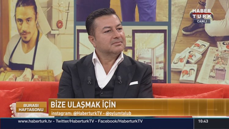 Ünlülerin berberi Şükrü Dudu Habertürk TV'de