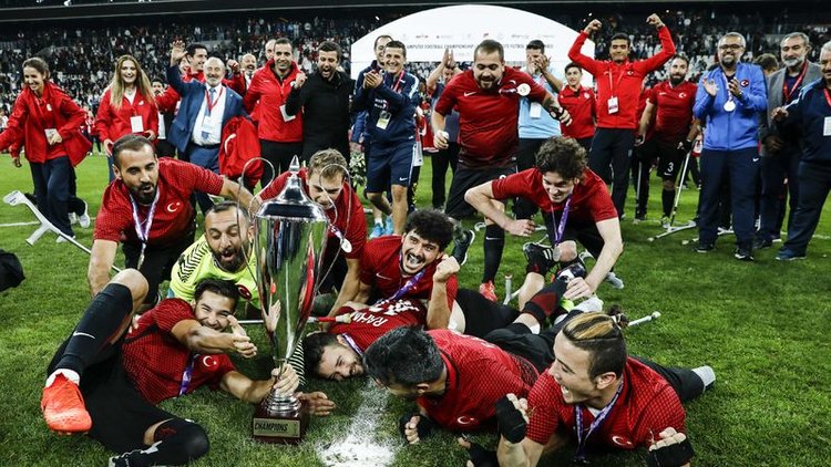 Ampute Milli Futbol Takımı, Avrupa Şampiyonu oldu
