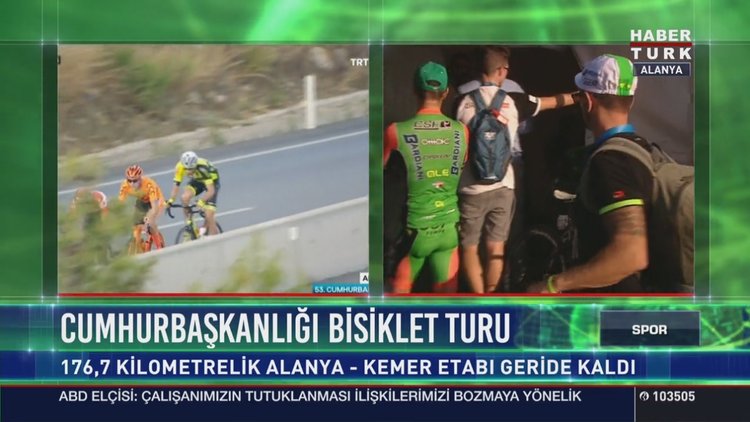 53. Cumhurbaşkanlığı Türkiye Bisiklet Turu'nun ilk etabı tamamlandı