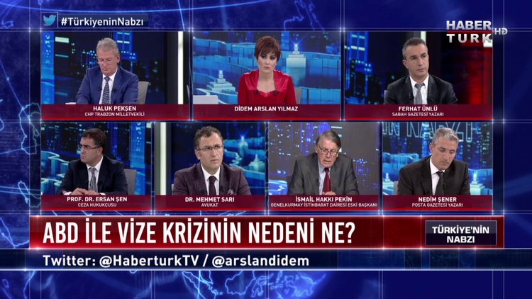 Türkiye'nin Nabzı - 11 Ekim 2017 - 1. Bölüm (Türkiye - ABD İlişkisi)