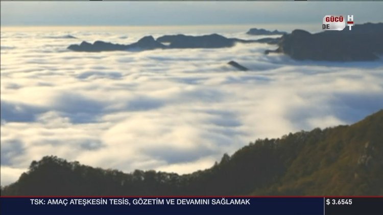 Çin'de görülen bulut denizi büyüledi