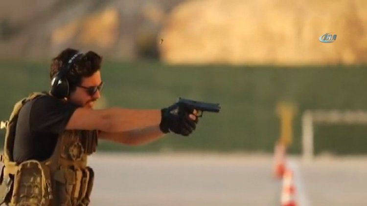 Ürdün veliaht prensi atış taliminde