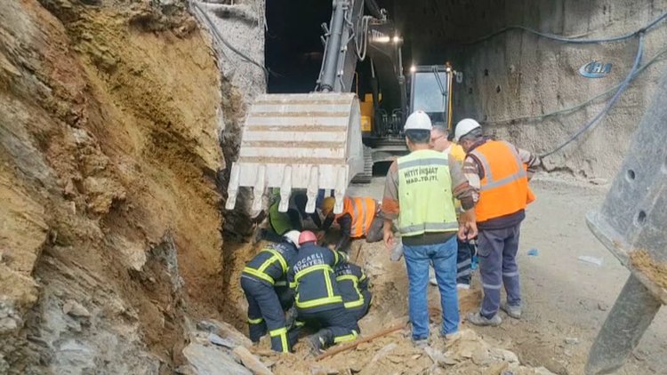 Kuzey Marmara Otoyol inşaatında göçük