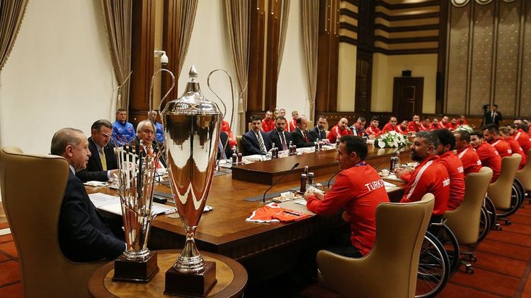 Cumhurbaşkanı Erdoğan'ın kabulü