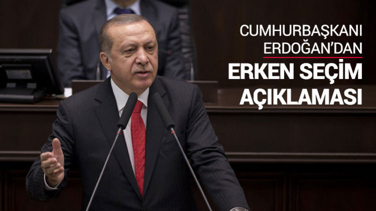 "Şu anda gündemimizde erken seçim yok"