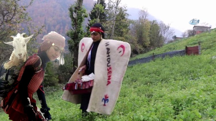 Çoban kız Hamdu Sena, Cumhurbaşkanlığı Külliyesi'ne kepenek giyerek gidecek