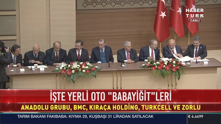 Cumhurbaşkanı Erdoğan ilk yerli otomobili üretecek 5 firmayı açıkladı