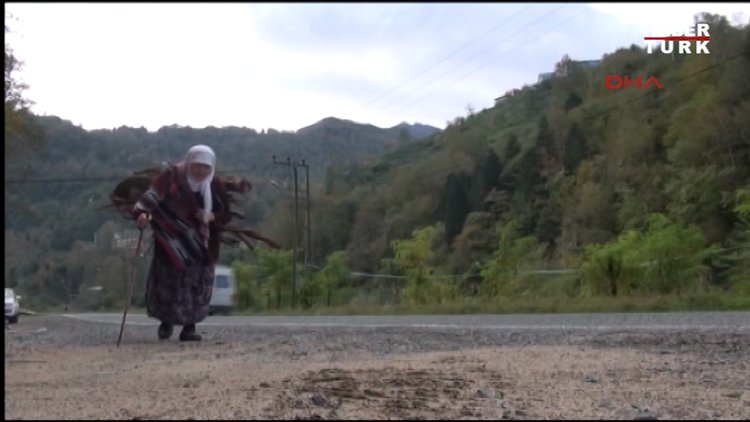 Yalnız yaşayan Fatma nine, yakacak derdine düştü