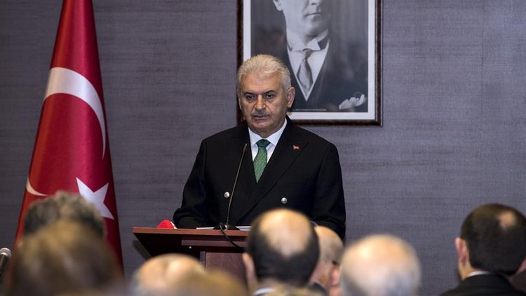 Başbakan Yıldırım, Büyük Önder Atatürk'ü anma törenine katıldı