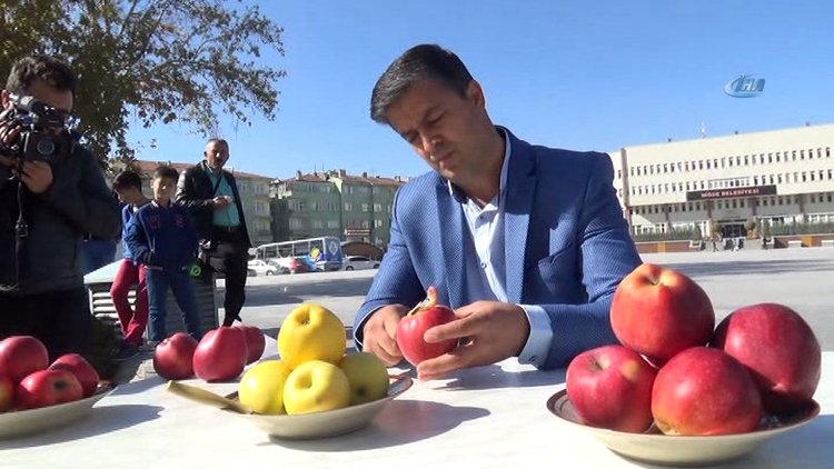 Bir elmadan 5 metre kabuk çıkaran adam Guinnes'e aday