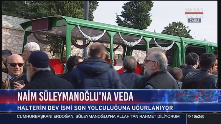 Naim Süleymanoğlu'na veda