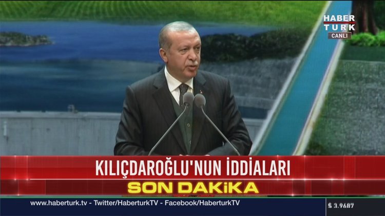 Erdoğan: Yurt dışına giden tek kuruş para yok