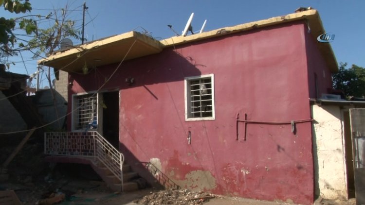 Mersin'de gizemli kazının yapıldığı evin içi görüntülendi