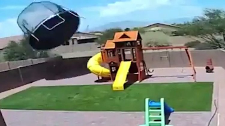 Kasırganın yapıcı olduğu bir an