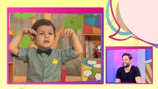 Bal yanak Arda ve Özgün'den Beşiktaş marşı! 