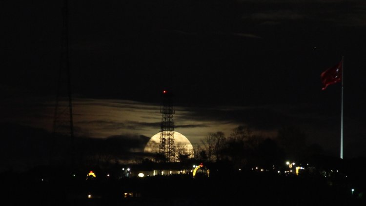 'Süper Ay' İstanbul'dan izlendi