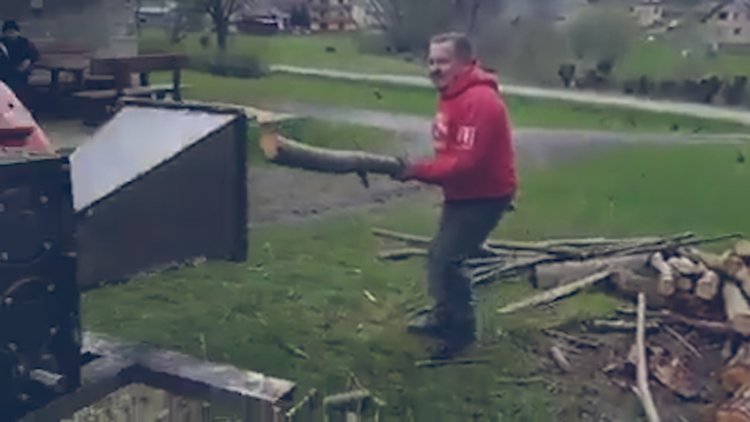 Odun kesmeyi kolaylaştıran makine