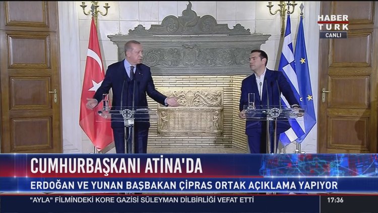 Erdoğan ve Çipras'tan ortak açıklama