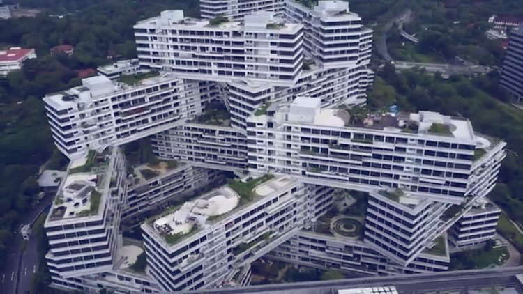 Tasarım ödüllü yapı The Interlace