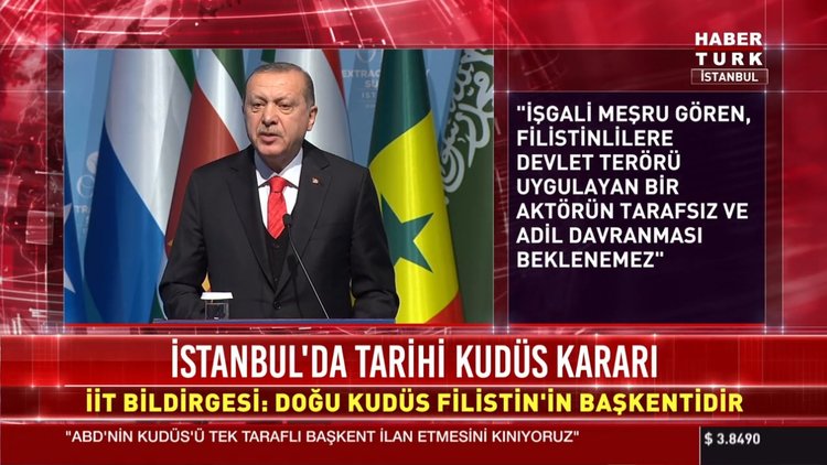 İslam İşbirliği Teşkilatı'ndan tarihi Kudüs kararı!