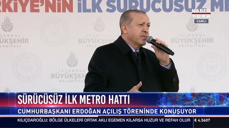 Sürücüsüz ilk metro hattı