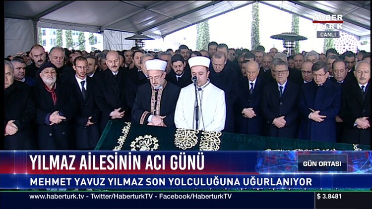 Yavuz Yılmaz'ı devletin zirvesi ve sevenleri uğurladı