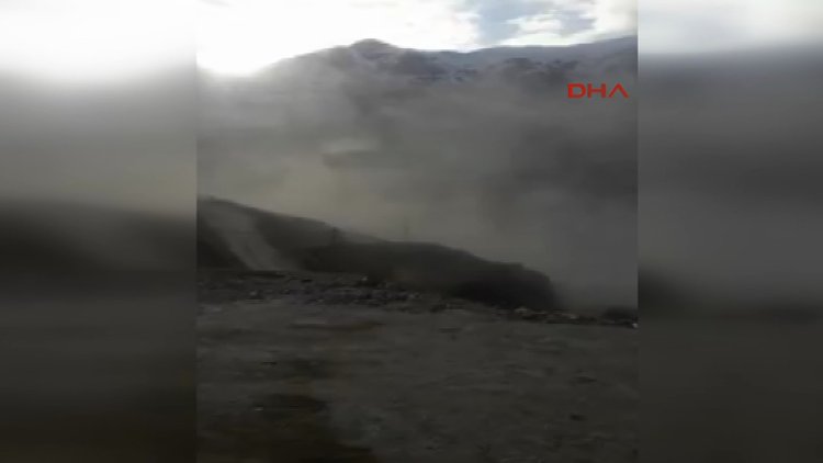 Siirt'te viyadük asma köprüsü çöktü