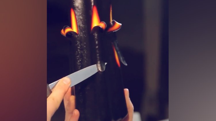 Harika bir mum tasarımı