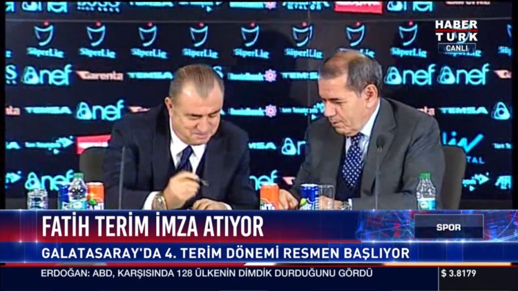 Fatih Terim  Galatasaray'a imza attı! Basın toplantısı