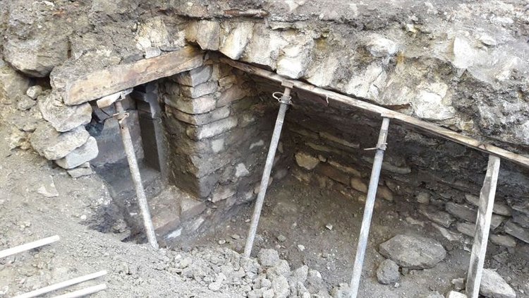 Altyapı çalışmasından tarih fışkırdı