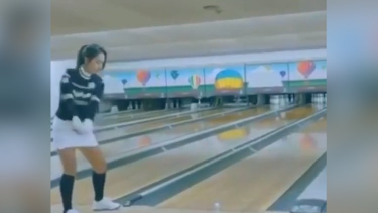 Golf topuyla bowlıng oynamak