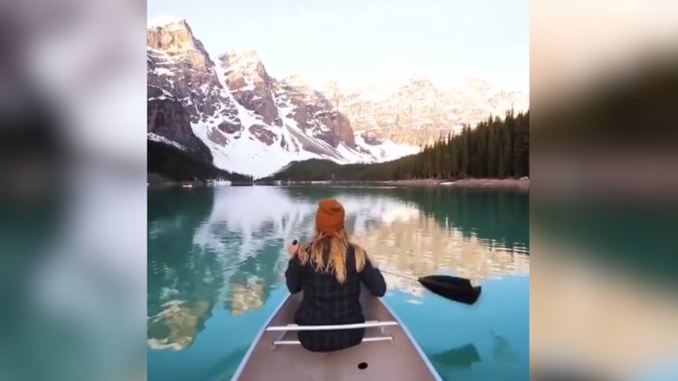 Muhteşem manzara ve kısa bir kano gezisi