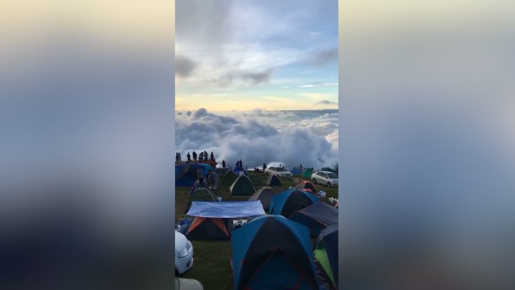 Kampçıların muhteşem manzarası