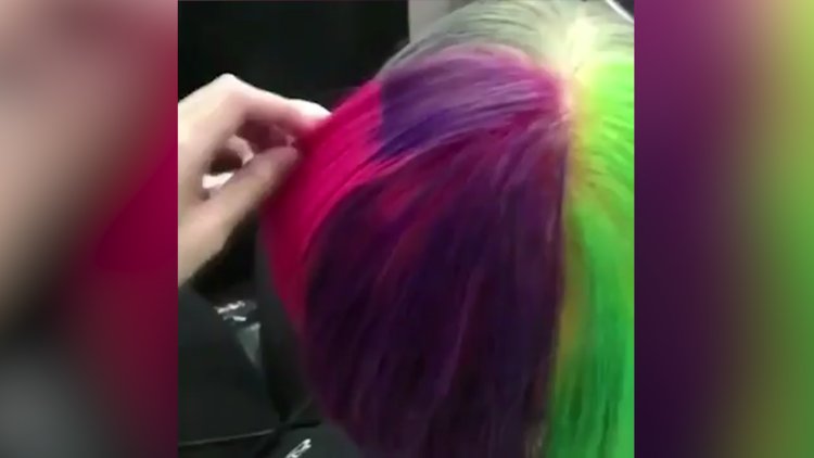 Isınınca renk değiştiren saç boyası